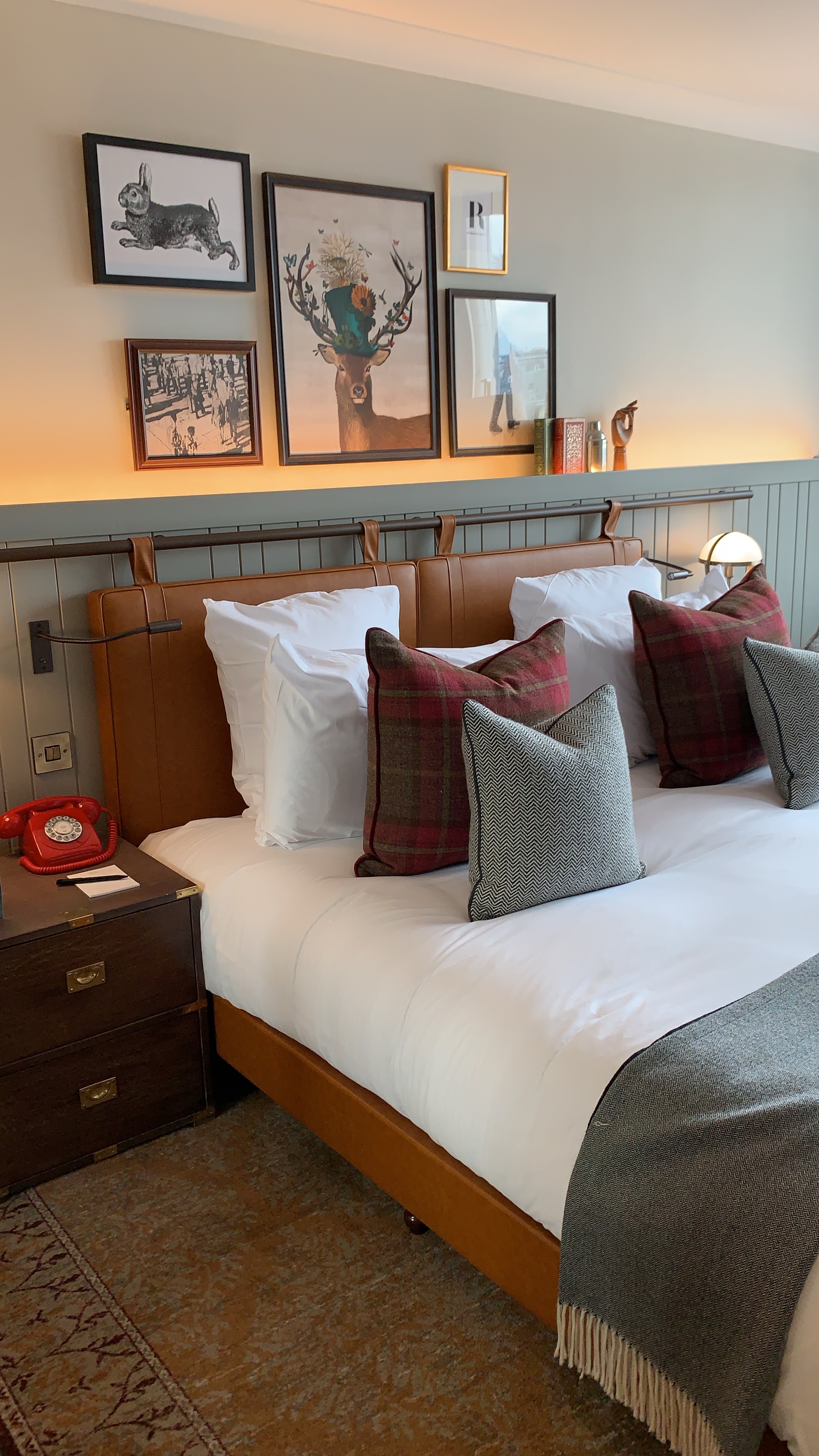 hotel room at Kimpton Charlotte Square | Where to Stay in Edinburgh