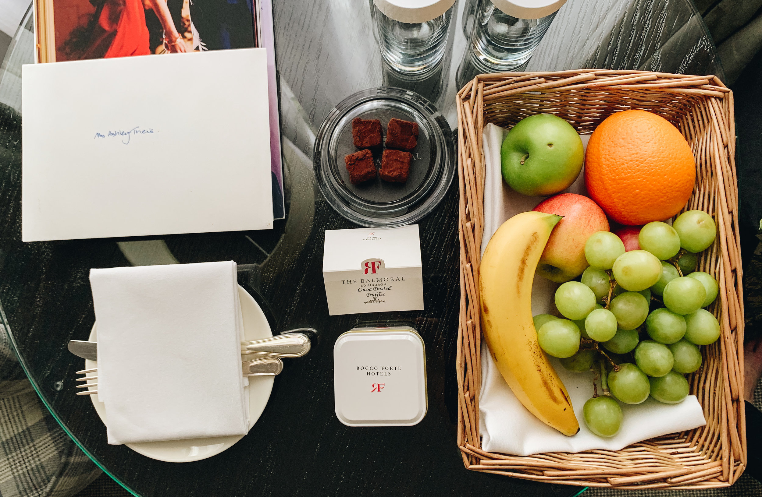 breakfast a hotel room at The Balmoral | Where to Stay at Edinburgh